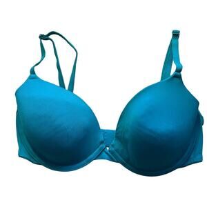 Victoria's Secret Pink Wear everywhere demi Teal Size 32D